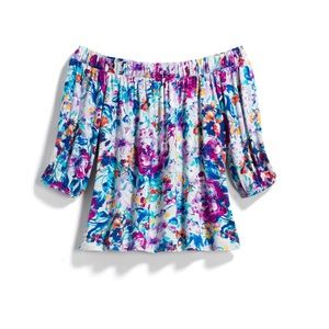 StitchFix Loveappella Castania Off Shoulder Top XL